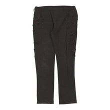  Cavalli Class Trousers - 33W UK 14 Black Cotton