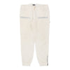 Liu Jo Cargo Trousers - 34W UK 14 Cream Cotton