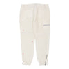 Liu Jo Cargo Trousers - 34W UK 14 Cream Cotton