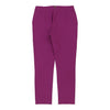 Cavalli Class Trousers - 30W UK 10 Pink Cotton Blend