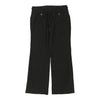 Dolce & Gabbana Wide Leg Trousers - 32W UK 12 Black Wool Blend