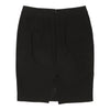 Armani Mini Pencil Skirt - 33W UK 14 Black Polyester