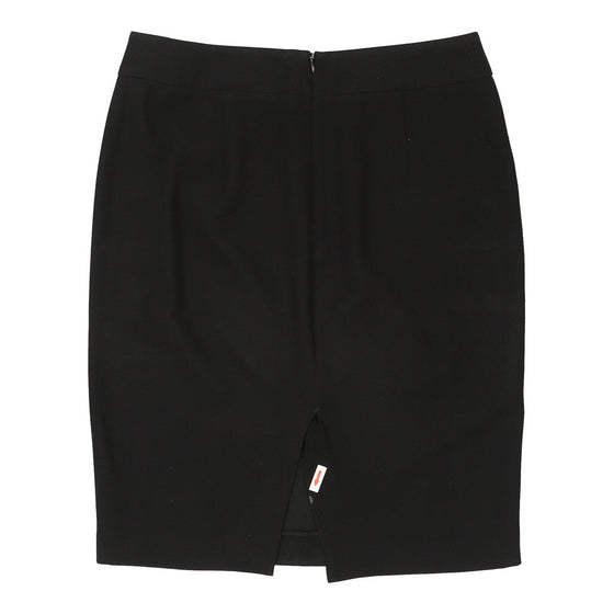 Armani Mini Pencil Skirt - 33W UK 14 Black Polyester