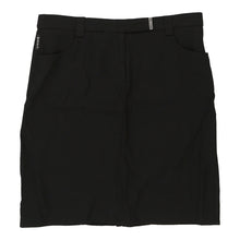  Armani Mini Skirt - 33W UK 14 Black Viscose Blend