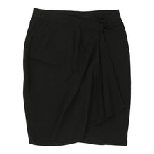  Cheap & Chic Moschino Midi Pencil Skirt - 32W UK 12 Black Acetate