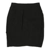 Cheap & Chic Moschino Midi Pencil Skirt - 32W UK 12 Black Acetate