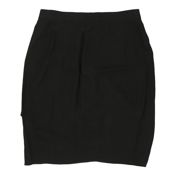 Cheap & Chic Moschino Midi Pencil Skirt - 32W UK 12 Black Acetate