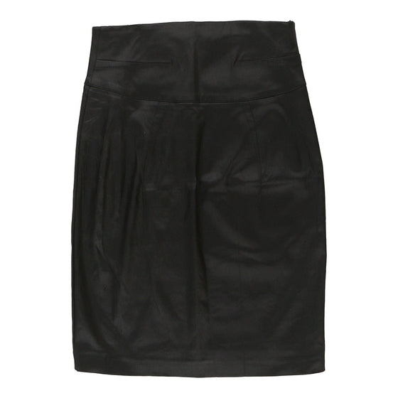 Love Moschino Midi Pencil Skirt - 26W UK 6 Black Acetate