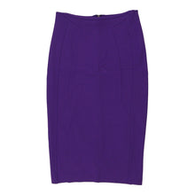  Versace Jeans Couture Maxi Pencil Skirt - 30W UK 10 Purple Viscose Blend