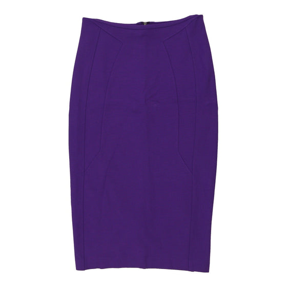 Versace Jeans Couture Maxi Pencil Skirt - 30W UK 10 Purple Viscose Blend