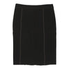 Iceberg Midi Pencil Skirt - 25W UK 6 Black Cotton