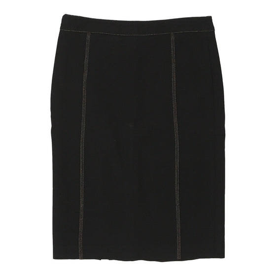 Iceberg Midi Pencil Skirt - 25W UK 6 Black Cotton