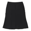 Armani Midi Skirt - 30W UK 10 Black Cotton