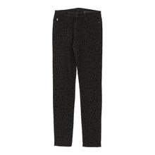  Love Moschino Skinny Jeans - 30W UK 10 Black Cotton