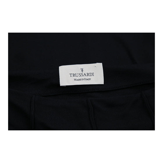 Trussardi Mini Skirt - 36W UK 16 Black Cotton