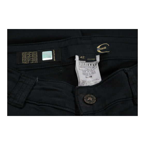 Just Cavalli Jeans - 31W UK 12 Black Cotton