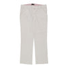 Armani Jeans Trousers - 36W UK 16 White Cotton