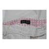 Armani Jeans Trousers - 36W UK 16 White Cotton