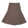 Armani Midi Skirt - 30W UK 10 Brown Wool