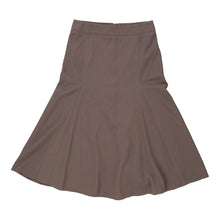  Armani Midi Skirt - 30W UK 10 Brown Wool