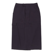  Moschino Jeans Midi Pencil Skirt - 28W UK 8 Purple Nylon Blend