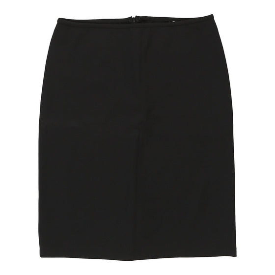 Armani Jeans Mini Pencil Skirt - 34W UK 14 Black Polyester