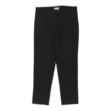  Cheap & Chic Moschino Trousers - 32W UK 12 Black Cotton