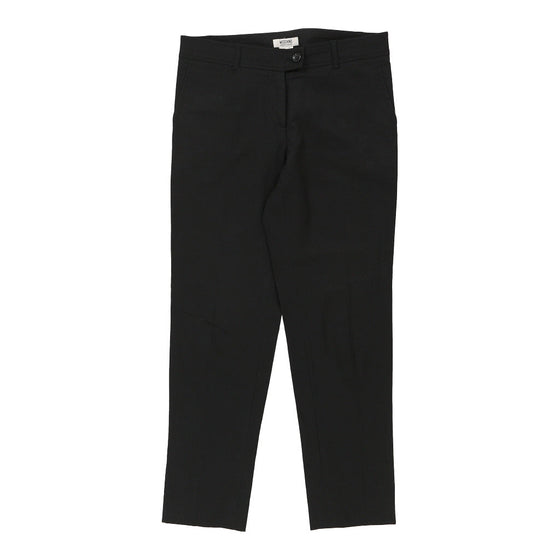 Cheap & Chic Moschino Trousers - 32W UK 12 Black Cotton