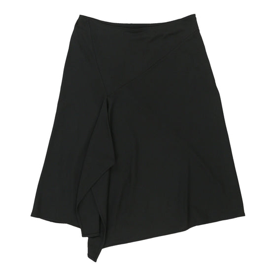 Gf Ferre Midi Skirt - 27W UK 8 Black Acetate