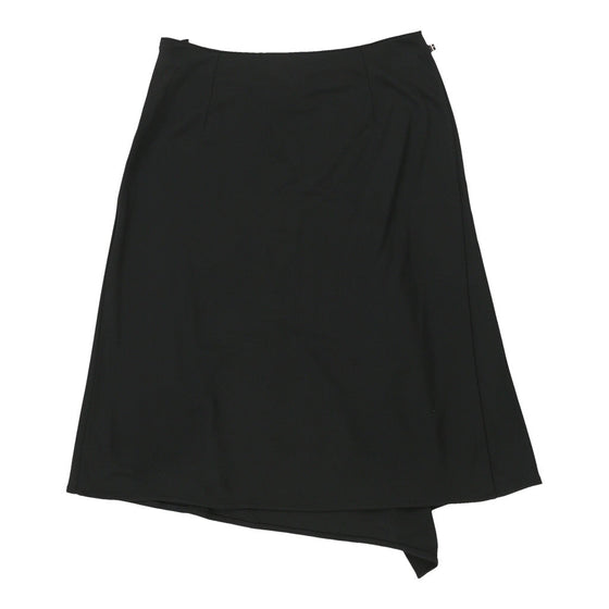 Gf Ferre Midi Skirt - 27W UK 8 Black Acetate