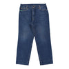 Benetton Jeans - 33W UK 14 Blue Cotton