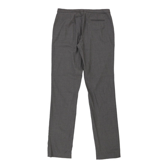 Jil Sander Trousers - 31W UK 10 Grey Virgin Wool