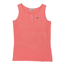  Lacoste Vest - Large Pink Cotton