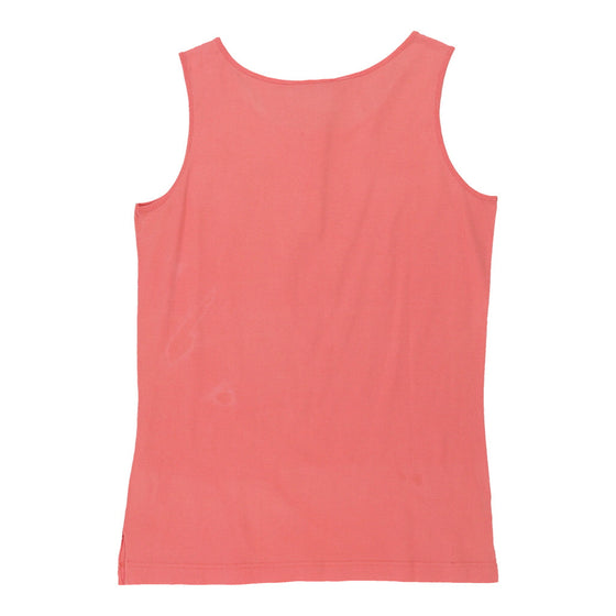 Lacoste Vest - Large Pink Cotton