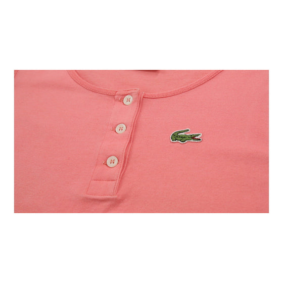 Lacoste Vest - Large Pink Cotton