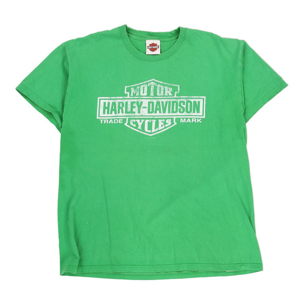 Myrtle Beach, South Carolina Harley Davidson T-Shirt - Large Green Cotton