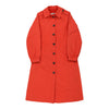 Aquascutum Trench Coat - Small Red Cotton Blend