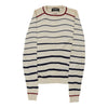 Givenchy Striped Jumper - Small Cream Cotton