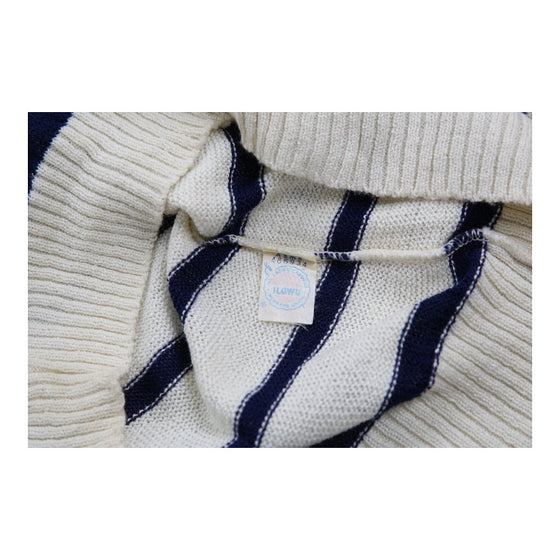 Givenchy Striped Jumper - Small Cream Cotton