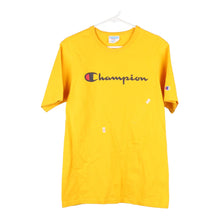  Vintage yellow Champion T-Shirt - mens medium