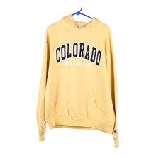  Vintage yellow Colorado Buffaloes Champion Hoodie - mens large