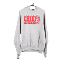  Vintage grey Kempsville Chiefs  Champion Hoodie - mens large