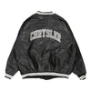 Vintage black Chrysler Varsity Jacket - mens x-large