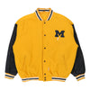 Vintage yellow Steve And Barrys Varsity Jacket - mens x-large