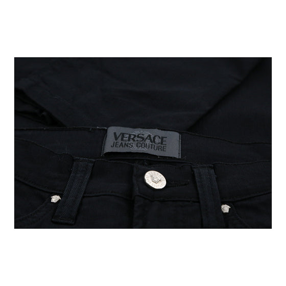 Versace Jeans Couture Jeans - 23W UK 4 Black Viscose Blend