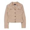 Dolce & Gabbana Cropped Jacket - Small Beige Cotton