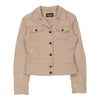 Dolce & Gabbana Cropped Jacket - Small Beige Cotton