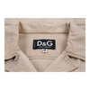 Dolce & Gabbana Cropped Jacket - Small Beige Cotton