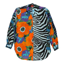  Kenzo Jungle Patterned Shirt - Medium Multicoloured Viscose