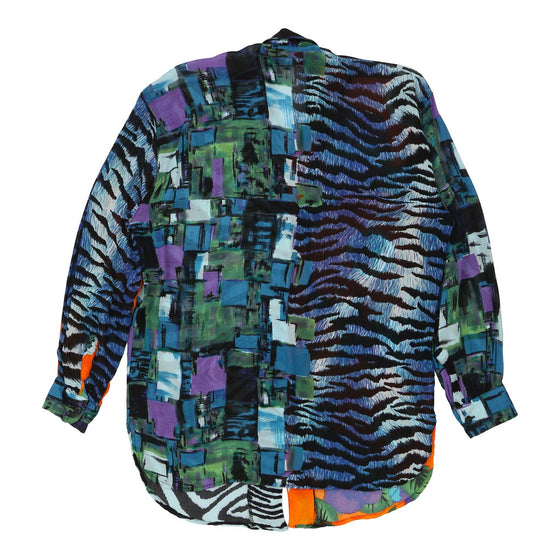 Kenzo Jungle Patterned Shirt - Medium Multicoloured Viscose